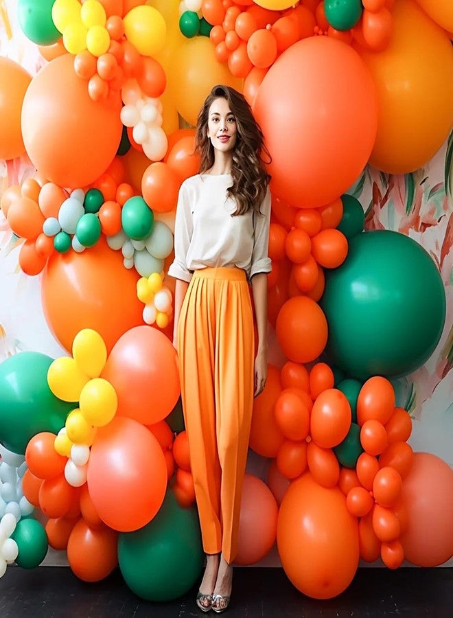 KALOR 36 Inch Giant Orange Balloons, 6 Pack Large Round Orange Latex Balloons for Anniversary, Birthday, Christmas, Wedding, Baby Shower Party Decorations - Image 3